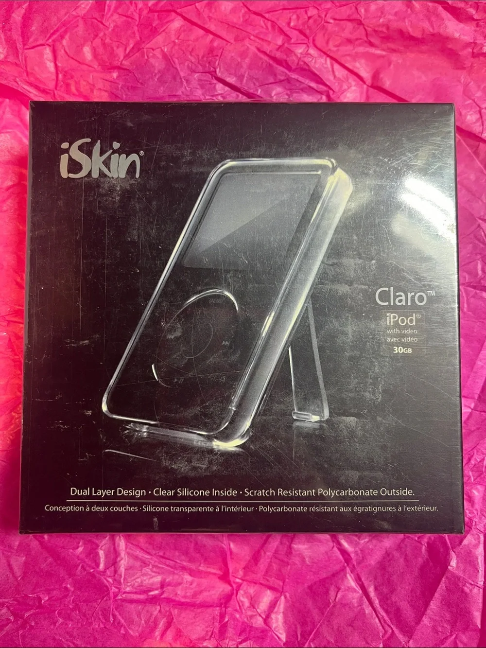 Skin Claro Clear Protective Case for iPod Classic 30GB Video 5thGen NRFB Sealed